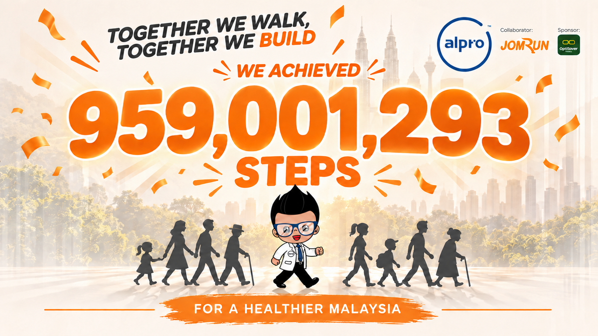 Together We Walk, Together We Build: 959 Million Steps and RM195,708.31 for Malaysia