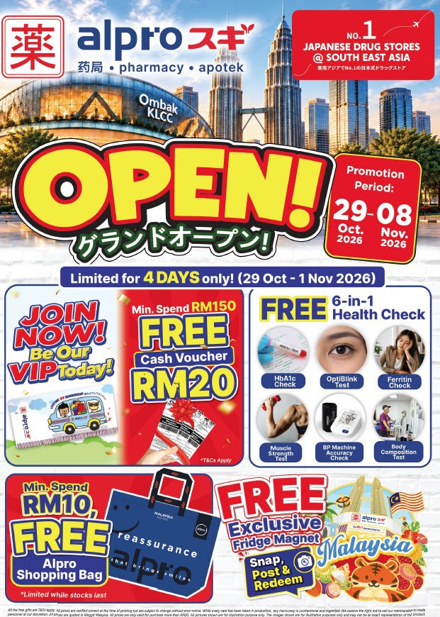 Alpro Sugi Ombak KLCC Grand Opening 2026
