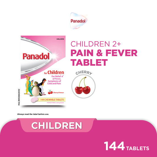 Panadol For Children 120mg 12x12s | Effective Pain and Fever Relief Panadol