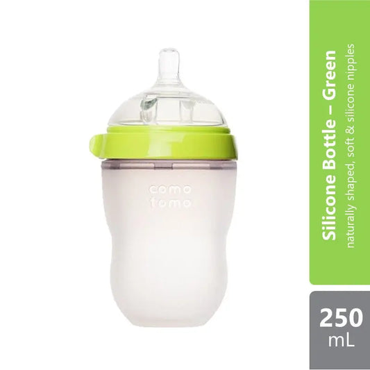 comotomo-silicone-bottle-250ml-pink-green product image 1
