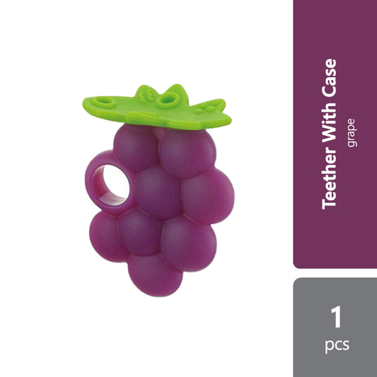 richell-teether-corn-grape-mushroom-with-case product image 1