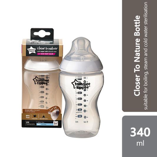 tommee-tippee-ctn-pp-with-super-soft-teat-bottle-260ml-340ml product image 1