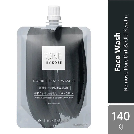 one-by-kose-double-black-washer-140g-to-decide-later-kit-or-normal-remove-pore-dirt-old-keratin