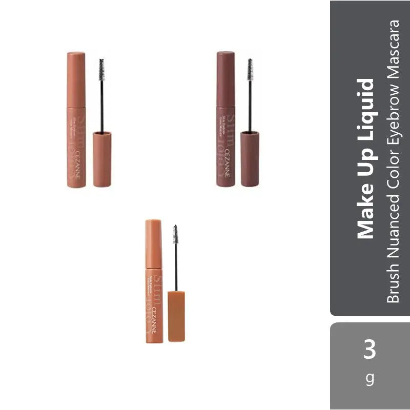 Cezanne Slim Eyebrow Color Mascara (C1/ C2/ C3) | Brush Nuanced Color Eyebrow Mascara Cezanne