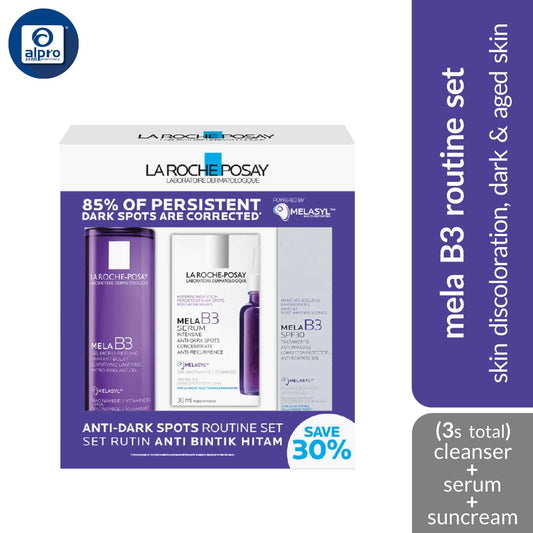 la-roche-posay-mela-b3-rountine-set-skin-discoloration-dark-aged-skin