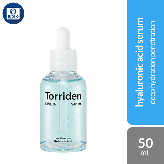 Torriden Dive In Low Molecular Hyaluronic Acid Serum 50mL | Deep Hydration Penetration Torriden