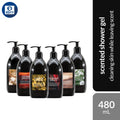 Longhom Shower Gel 480mL (Call Me Baby/ Blooming White/ Oasis Lush/ Sunset Punch/ Oriental Touch/ Mellow Yellow)