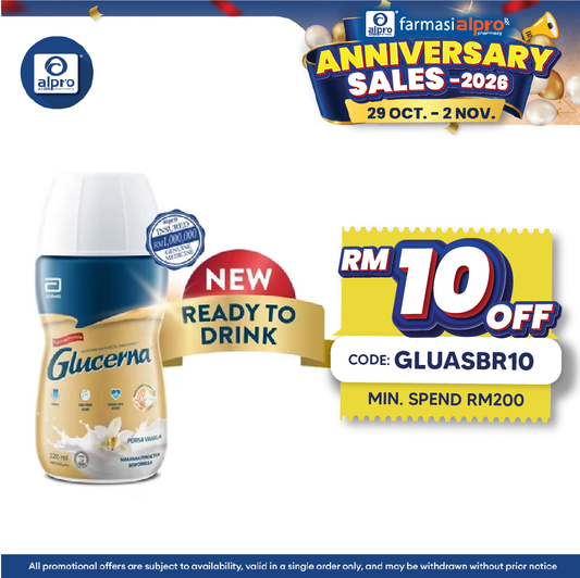 Glucerna Vanilla 220ml Ready to Drink