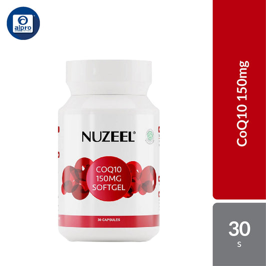 Nuzeel Coq10 150mg Softgel 30s | Reduce Oxidative Stress & Inflammation Nuzeel