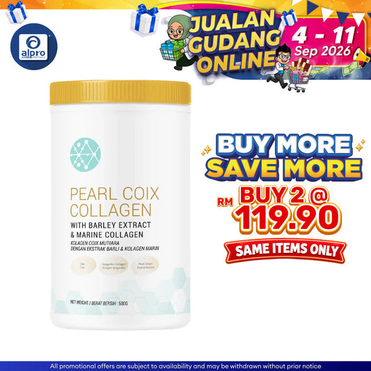 Nutrivo Premium Pearl Coix Collagen Nutrition Drink 500g | Provides Anti-Aging Benefit Nutrivo