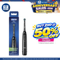 Oral-B Pro Battery Toothbrush Cross Action Black 1s | Battery Powered Electric Toothbrush