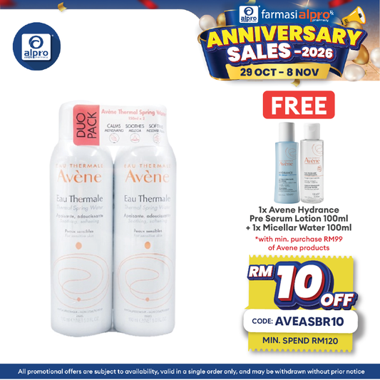 Avene Thermal Spring Water 150ml Duo Pack | Excellent Source Of Hydration