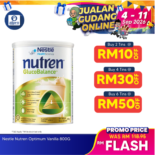 Nestle Nutren Glucobalance (Previously Known As Nutren Diabetik) 800g Ebene