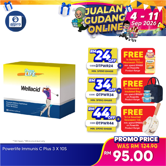Powerlife Wellacid 10s x 6 | Metabolic & Joint Health Kinohimitsu