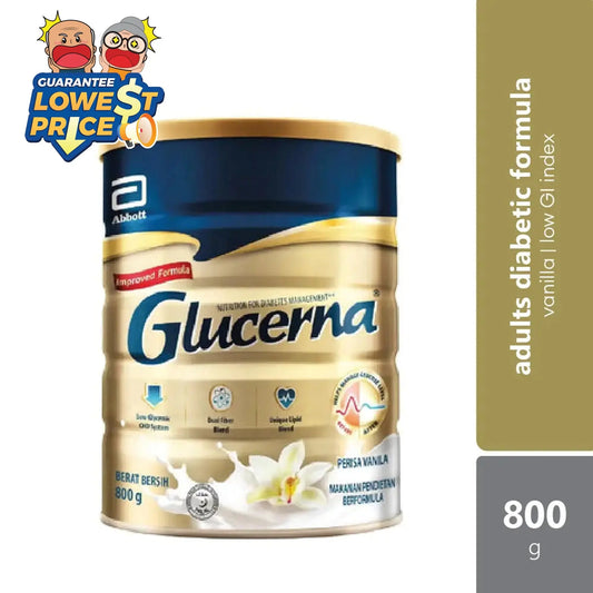 Abbott Glucerna Gold Vanilla 800g | Diabetes Formula Glucerna
