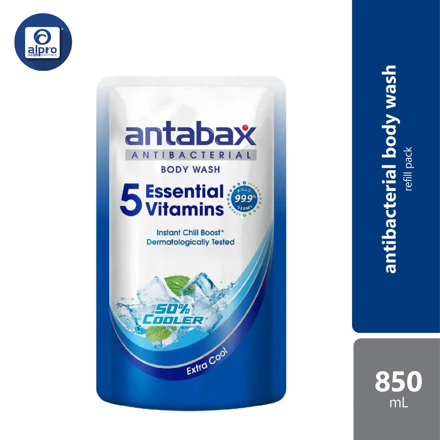 Antabax Shower Cream Cool 850ml | Revitalized & Cool Antabax