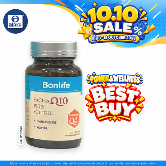 Bonlife Sacha Inchi Coenzyme Q10 Plus Softgel 60s | Daily Wellness Support