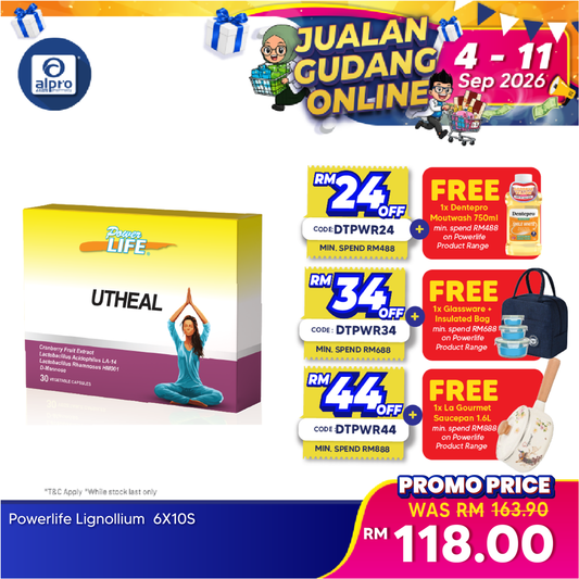 Powerlife Utheal 3 x 10s | Health Supplement Kinohimitsu