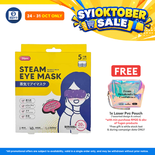 Yugen Steam Eye Mask 5s | Relieve Dry Eyes