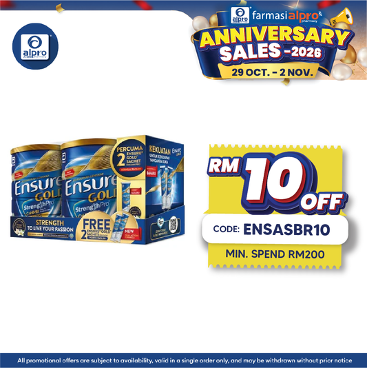 Abbott Ensure Gold Vanilla 800g x2 FOC 2 Sachets | Complete Nutrition