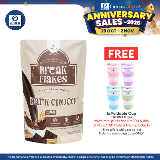 Dale & Cecil BreakFlakes (Original/ Purple Sweet Potato/Dark Choco) 10s