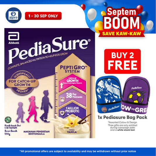 Abbott Pediasure Peptigro BIB Vanilla 550g | Supports Growth and Development Pediasure