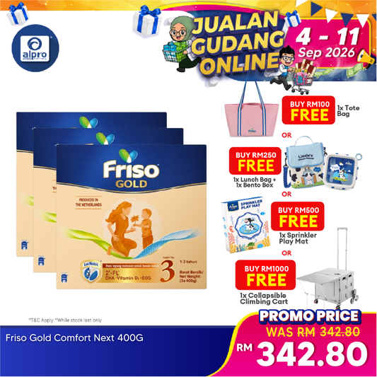 Friso Gold Step 3 3x1.2kg| Supports Child Overall Growth Friso