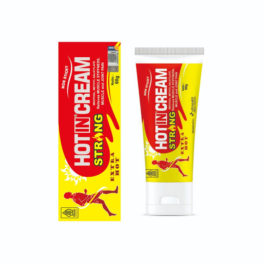 Hotin Cream Strong - Topical Counterirritant 60g | Stronger Effect for Muscle Relief HOTIN