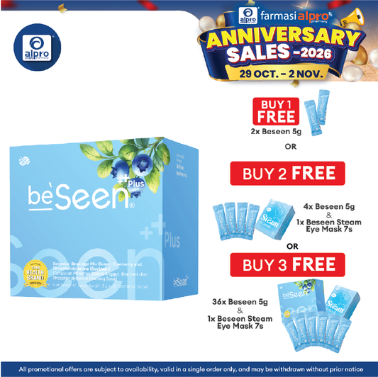 Beseen Plus Improved Eye-Brain Booster 5gx30s | Dual Action