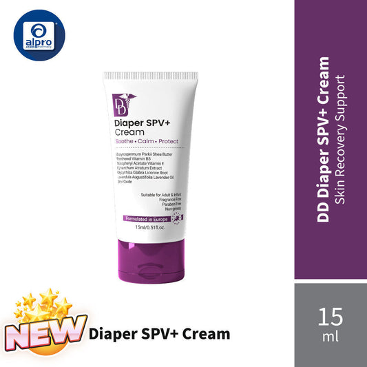 DD Diaper SPV+ Cream 15ml | Upgraded Formula DD