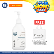 Cura-Fic Hydra Derma Cleanser-Full Size 250mL | Anti-Aging Herbs & Soothe Irritated Skin