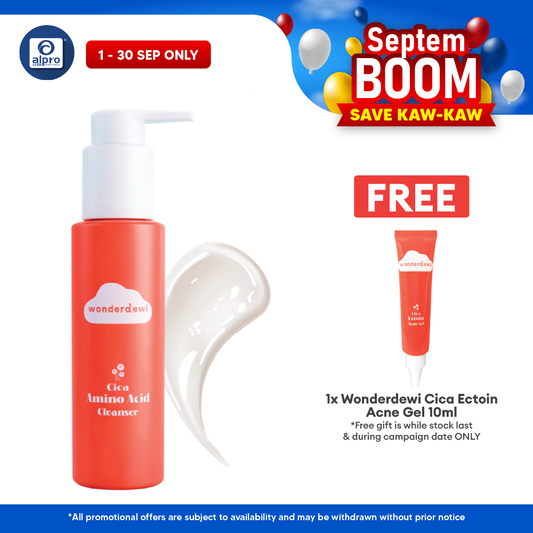 WonderDewi Cica Amino Acid Cleanser 100mL | Ideal for Sensitive Skin WonderDewi