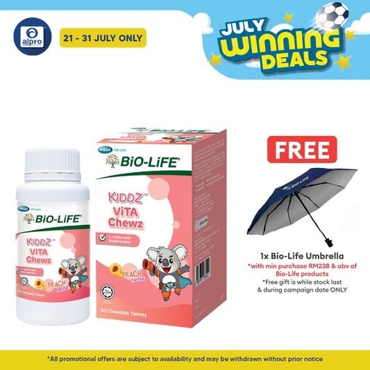 Bio-Life Kiddz ViTA Chewz 50s | Support Daily Nutritional Requirement for Growing Kids Bio-life