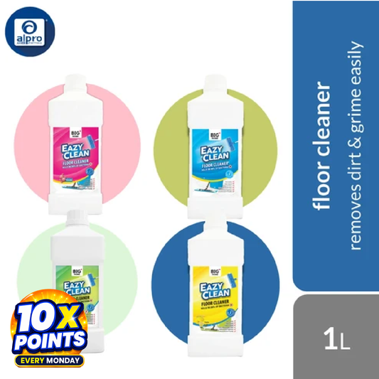 Big+ EazyClean Floor Cleaner (Floral/ Serai/ Yuzu/ Candy) 1000mL | Removes Dirt & Grime Easily
