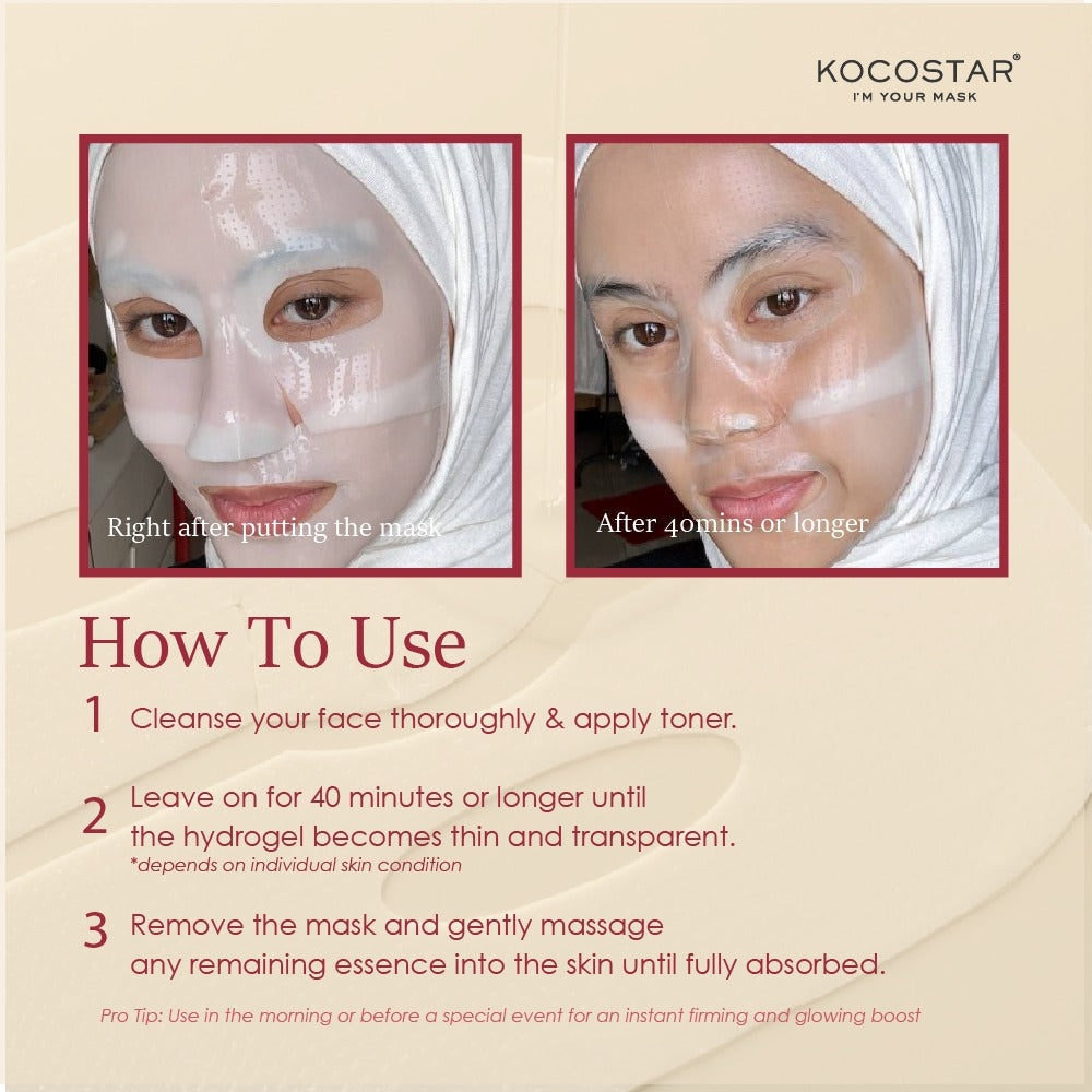 Kocostar a.m. Sunday Happy | Hydrogel Mask Kocostar