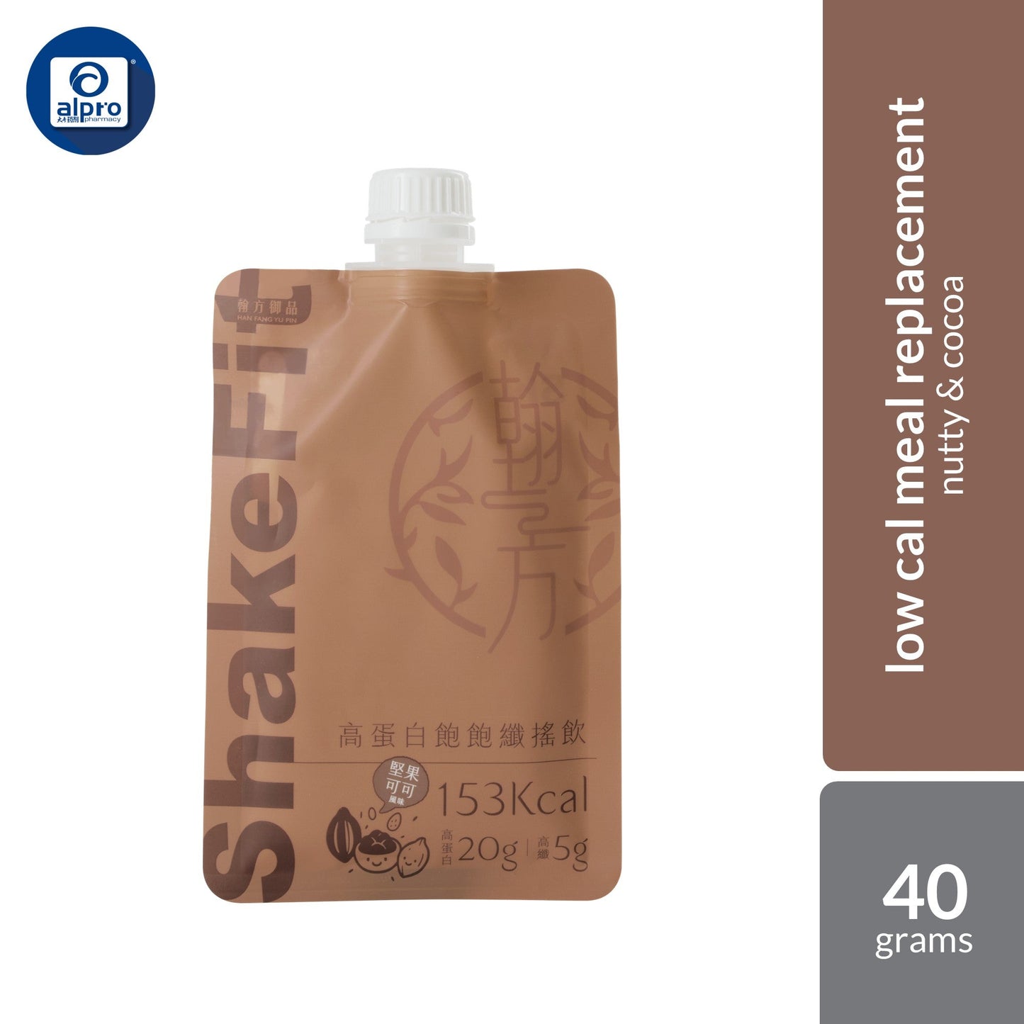 ShakeFit High Protein Fiber Shake (Sesame & Barley / Chestnut & Red Bean / Lei Cha & Brown Rice) | Well-Balanced Nutrition HAN FANG YU PIN