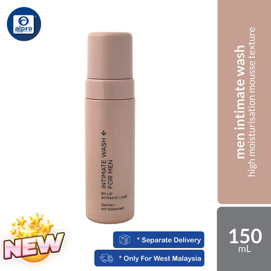 Lip Intimate Intimate Wash For Men 150mL | High Moisturisation Mousse Texture Lip Intimate Care