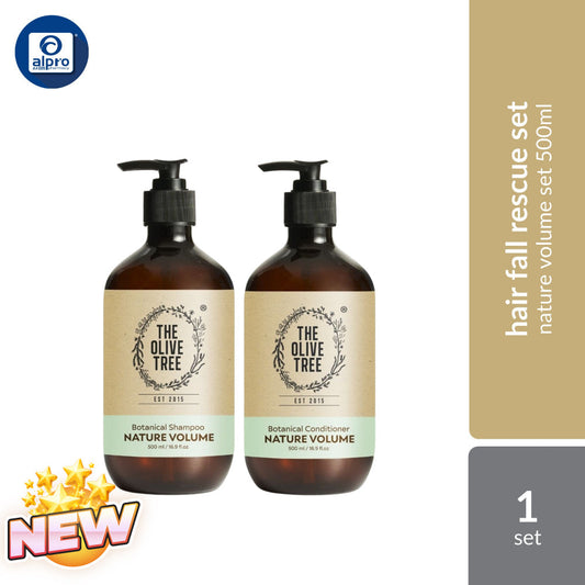 The Olive Tree Hair Fall Rescue Set (Shampoo & Conditioner) The Olive Tree