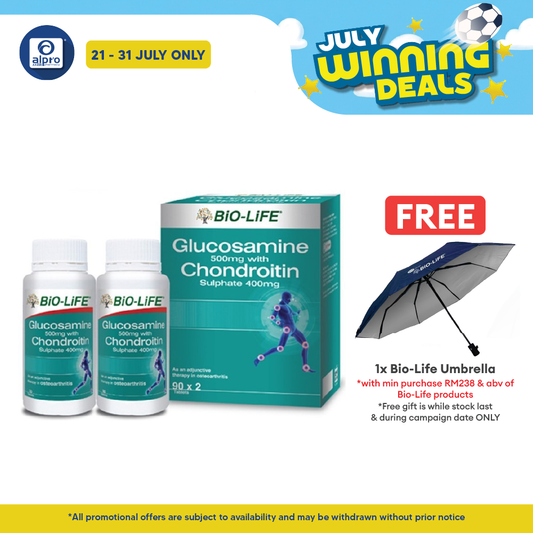 Bio-life Glucosamine & Chondroitin 2x90s | Joint Health Bio-life