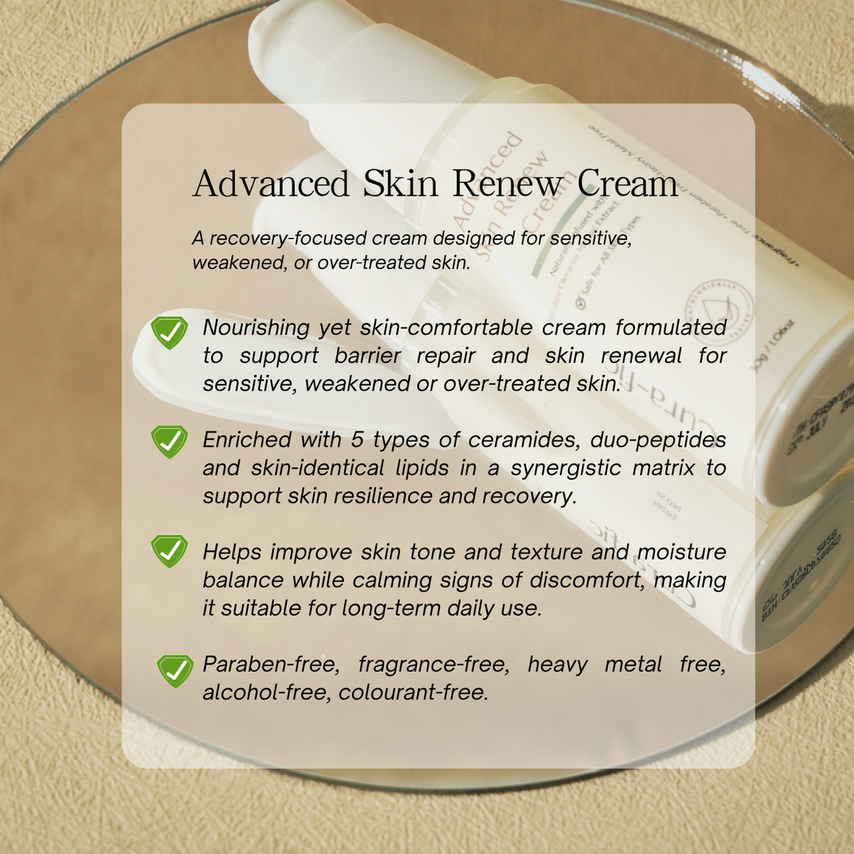 Cura-Fic Advanced Skin Renew Cream 30g | Powerful Anti-Aging Effect