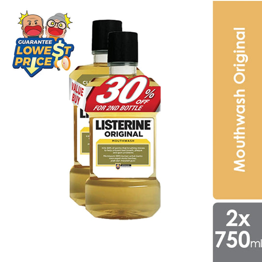 Listerine Original 750ml 2s | Breath Refresher Listerine