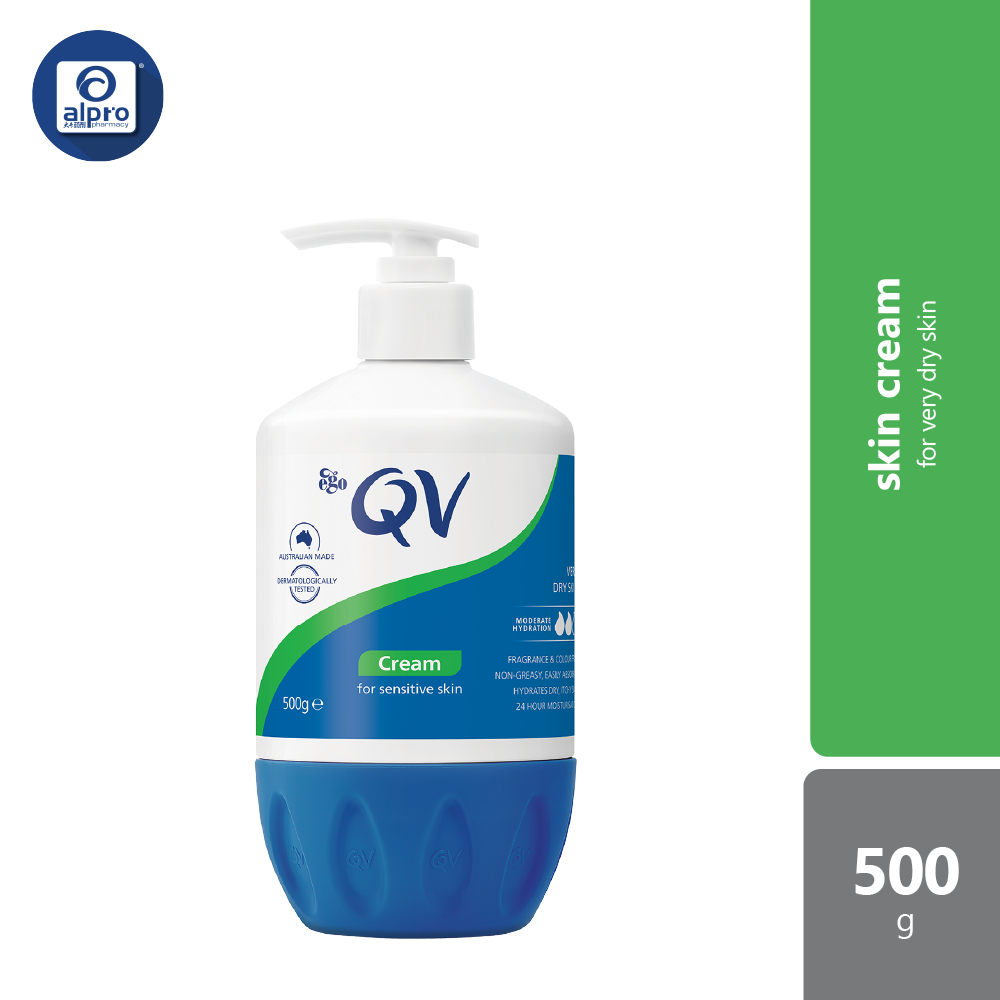 Ego QV Cream 500g | Replenishes Dry Skin QV