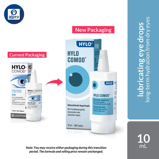 Hylo-comod 1mg/ml Eye Drops 10ml | Long-Lasting Hydration From Dry Eyes Ursapharm
