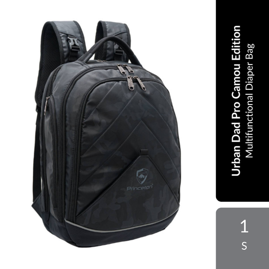 Princeton Urban Dad Pro Camou Edition 1s | Spacious & Multifunctional Diaper Bag For Parents Alpro Baby