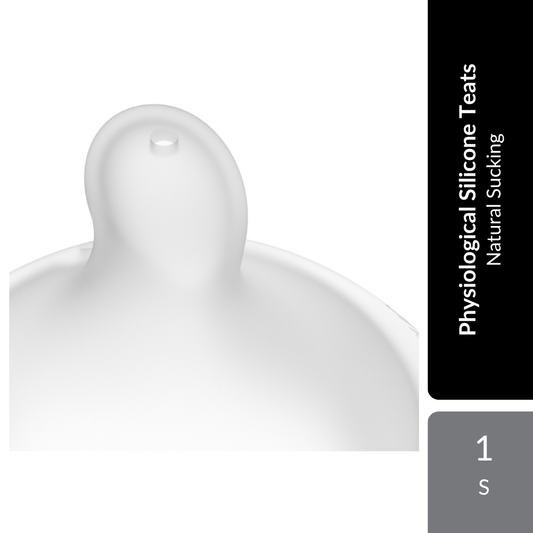 Suavinex SX Pro Physiological Silicone Teats for Baby Bottle 1s | Silicone Teat For Natural Sucking Suavinex