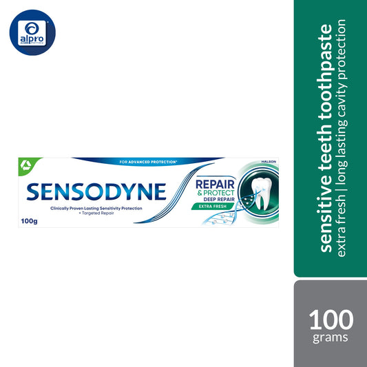 Sensodyne Repair & Protect – Extra Fresh 100g | Advanced Sensitivity & Cavity Protection