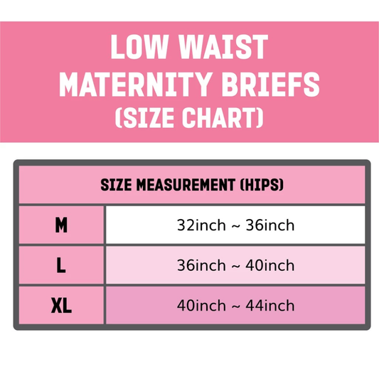 Shapee Maternity Low Cut Brief Random Color 3s | Soft Stretch Fabric For Everyday Pregnancy Comfort Shapee