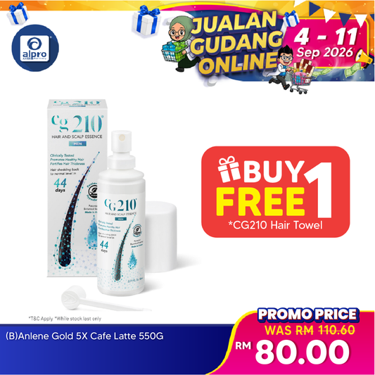 CG210 Hair and Scalp Essence Male 80ml | Improves Healthy Hair CG210