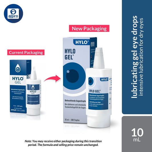 Hylo-Gel 2mg/ml Eye Drops 10ml | Intensive Lubrication For Dry Eyes Ursapharm