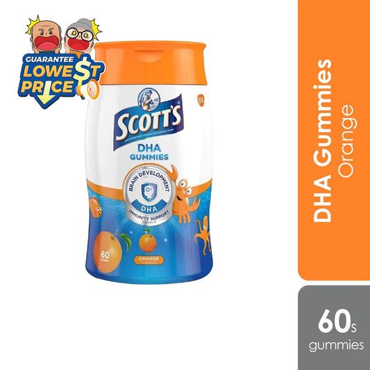 Scotts DHA Gummies Orange 60s | Brain Health Scotts